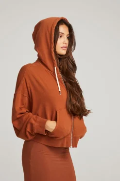 Cheap Abilene Whiskey Zip Up Hoodie Women Outerwear|Loungewear