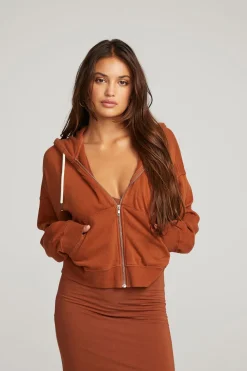 Cheap Abilene Whiskey Zip Up Hoodie Women Outerwear|Loungewear