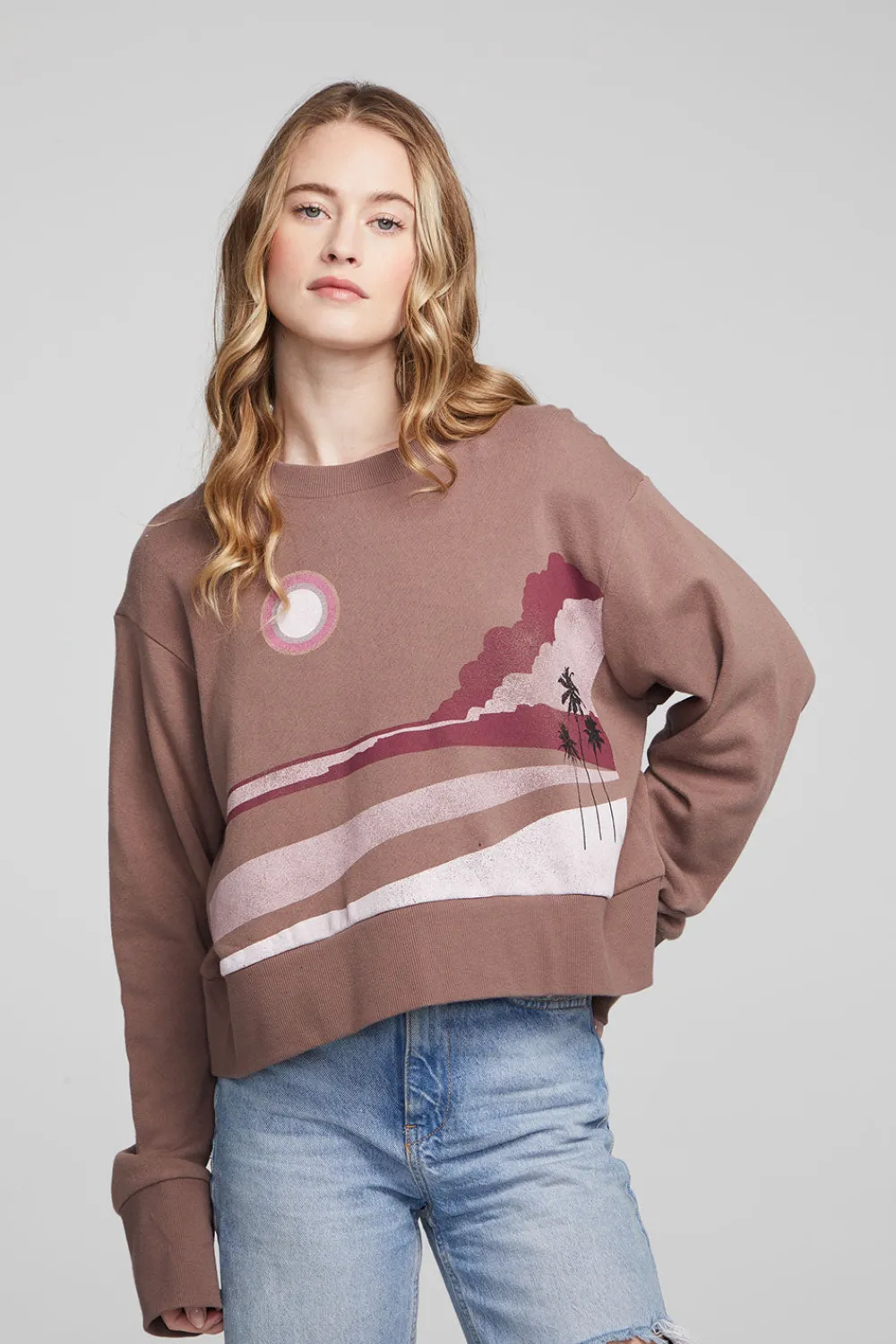 New Abstract Beach Pullover Women Loungewear|Graphics