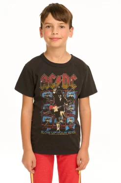 Best AC/DC Blow Up Your Video Tee Women/Kids/BOY Boys|Music