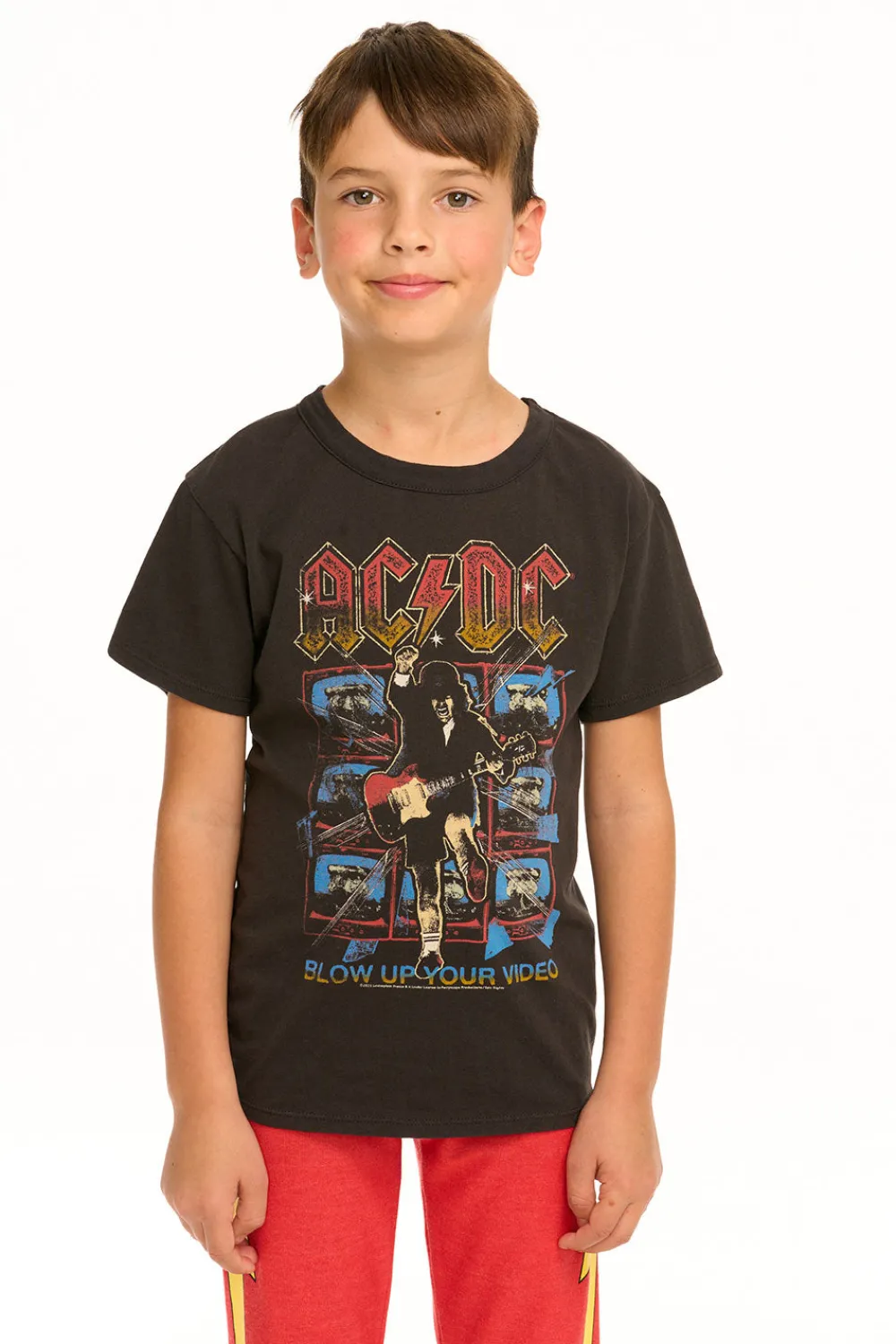 Best AC/DC Blow Up Your Video Tee Women/Kids/BOY Boys|Music
