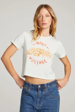 Discount AC/DC High Voltage Tee Women Loungewear|Music