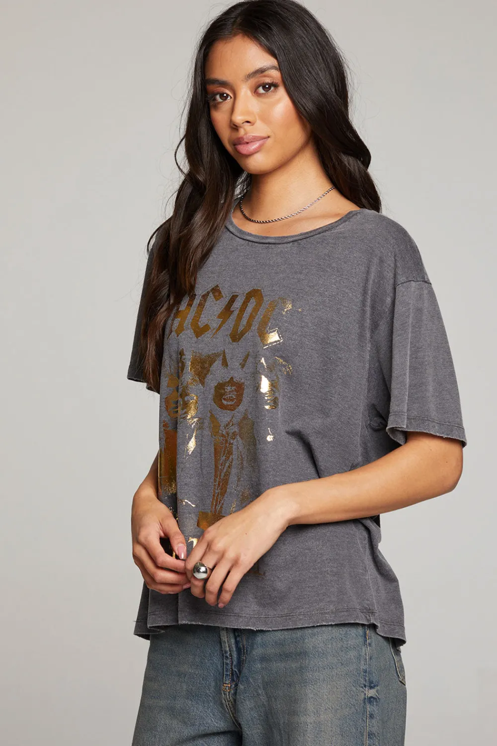 Cheap AC/DC Highway To Hell Tee Women Loungewear|Music