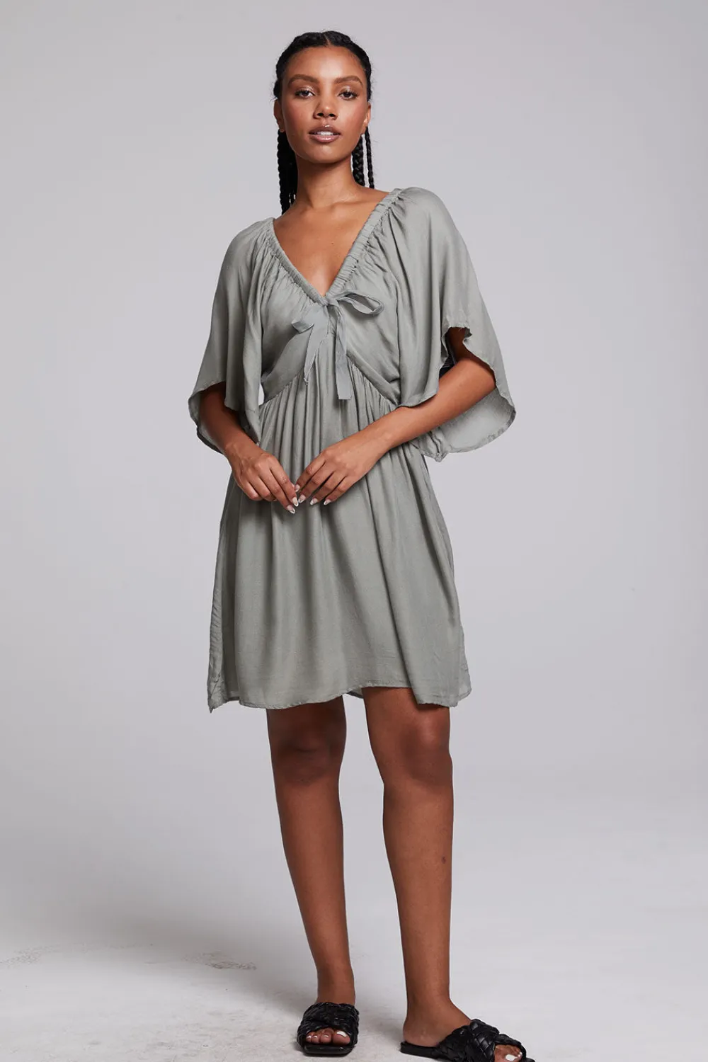 Hot Adele Sage Mini Dress Women Loungewear|Dresses