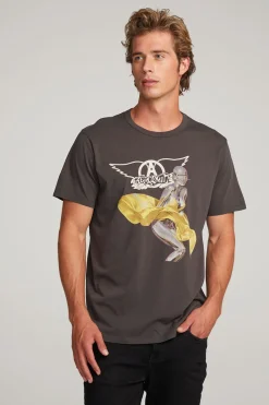 Cheap Aerosmith Just Push Play Mens Tee Women Tops|Music