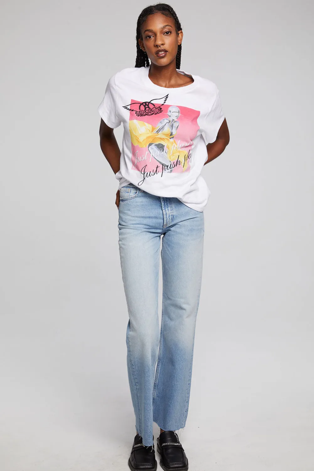 Online Aerosmith Just Push Play Tee Women Loungewear|Music