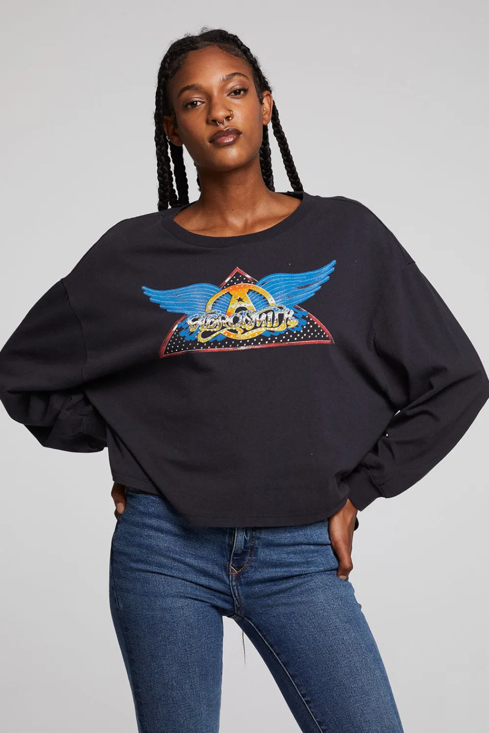 Flash Sale Aerosmith Rock In A Hard Place Long Sleeve Women Loungewear|Music
