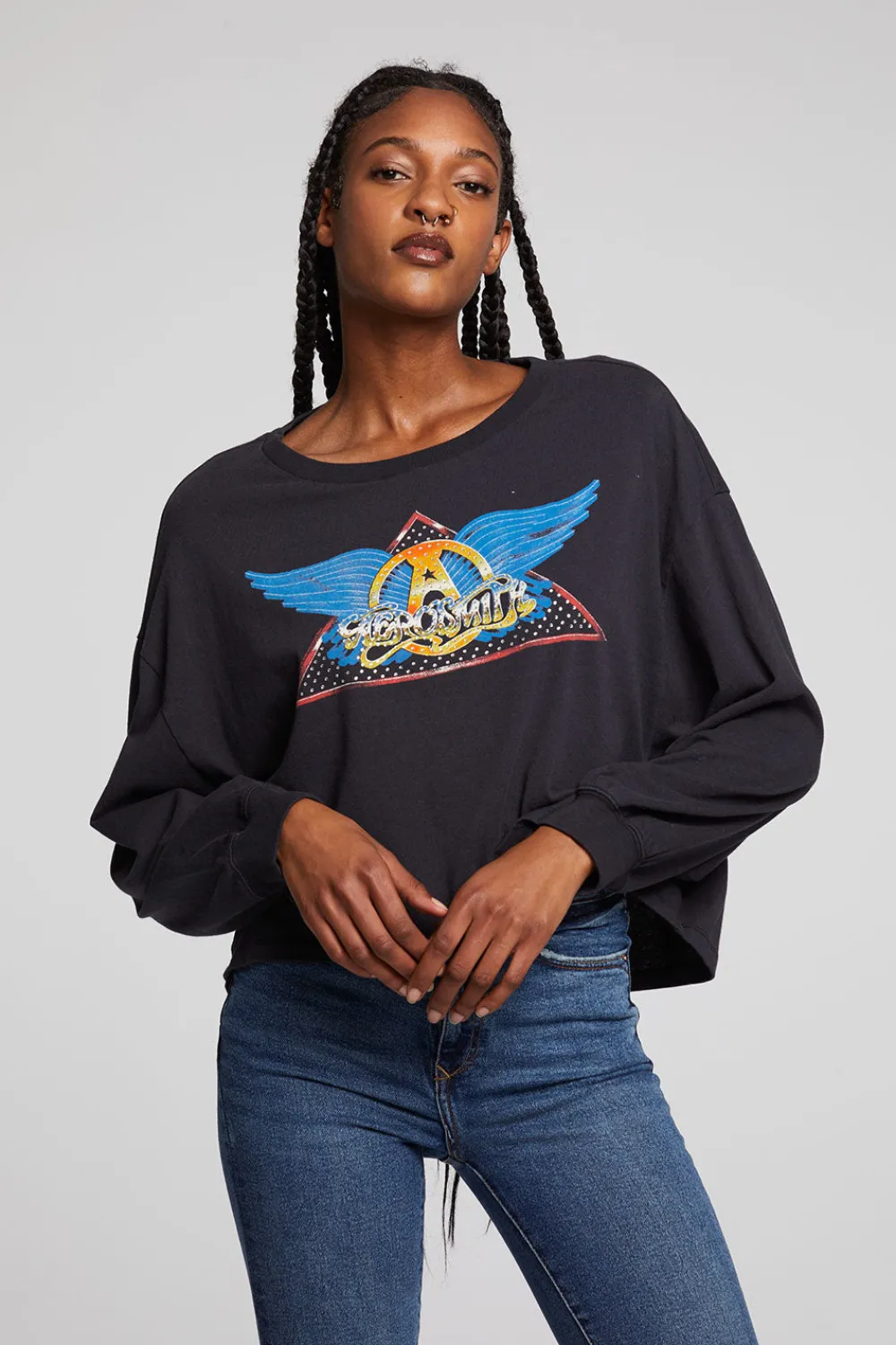 Flash Sale Aerosmith Rock In A Hard Place Long Sleeve Women Loungewear|Music