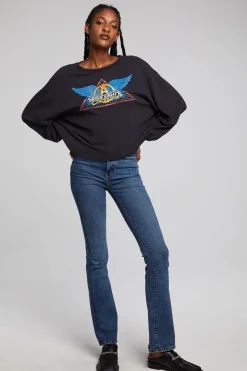 Flash Sale Aerosmith Rock In A Hard Place Long Sleeve Women Loungewear|Music