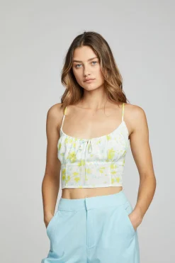 Flash Sale Alana Tank Top - Baby Blue Daisy Floral Women Loungewear|Tops