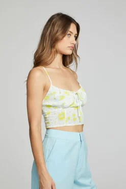 Flash Sale Alana Tank Top - Baby Blue Daisy Floral Women Loungewear|Tops