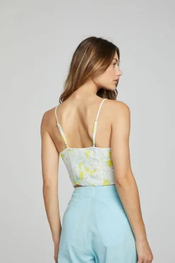 Flash Sale Alana Tank Top - Baby Blue Daisy Floral Women Loungewear|Tops