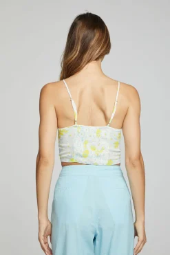 Flash Sale Alana Tank Top - Baby Blue Daisy Floral Women Loungewear|Tops