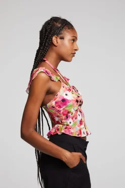 Flash Sale Alessia Poppy Floral Blouse Women Loungewear|Tops