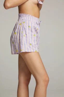 Cheap Allover Lemons Shorts Women Loungewear|Graphics