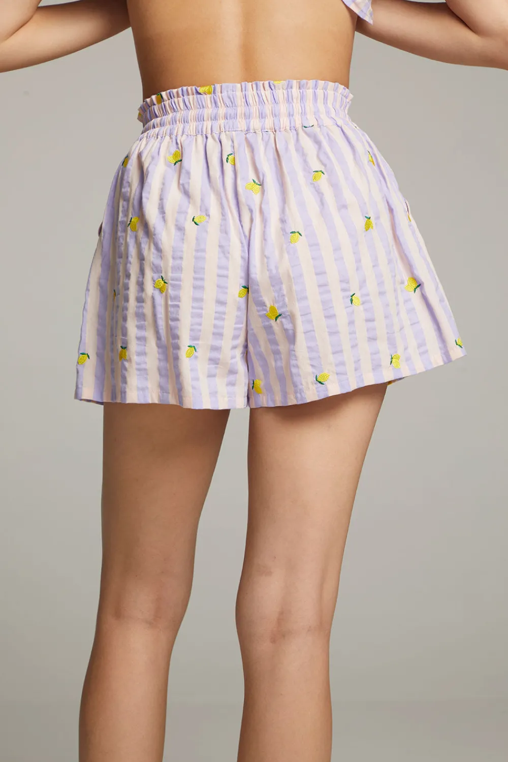 Cheap Allover Lemons Shorts Women Loungewear|Graphics