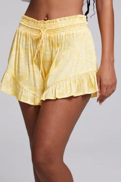 Cheap Amalfi Lemon Zest Short Women Loungewear|Bottoms