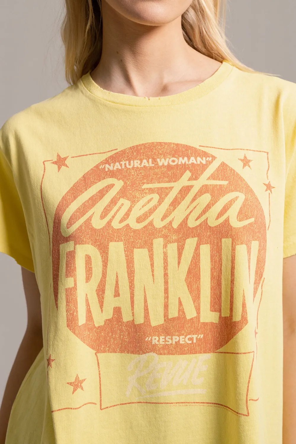 Outlet Aretha Franklin - "Respect" Distressed Crew Neck Women Loungewear|Music