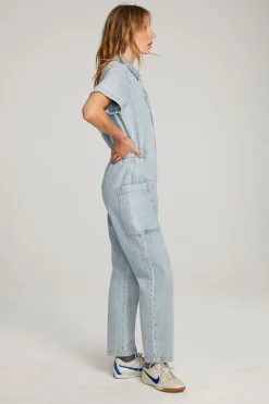 Flash Sale Ashland Classic Blue Jumpsuit Women Loungewear|Bottoms
