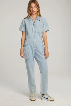 Flash Sale Ashland Classic Blue Jumpsuit Women Loungewear|Bottoms