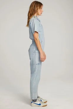 Flash Sale Ashland Classic Blue Jumpsuit Women Loungewear|Bottoms