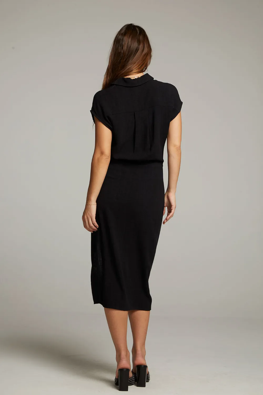Cheap Atlantic True Black Midi Dress Women Dresses|Loungewear