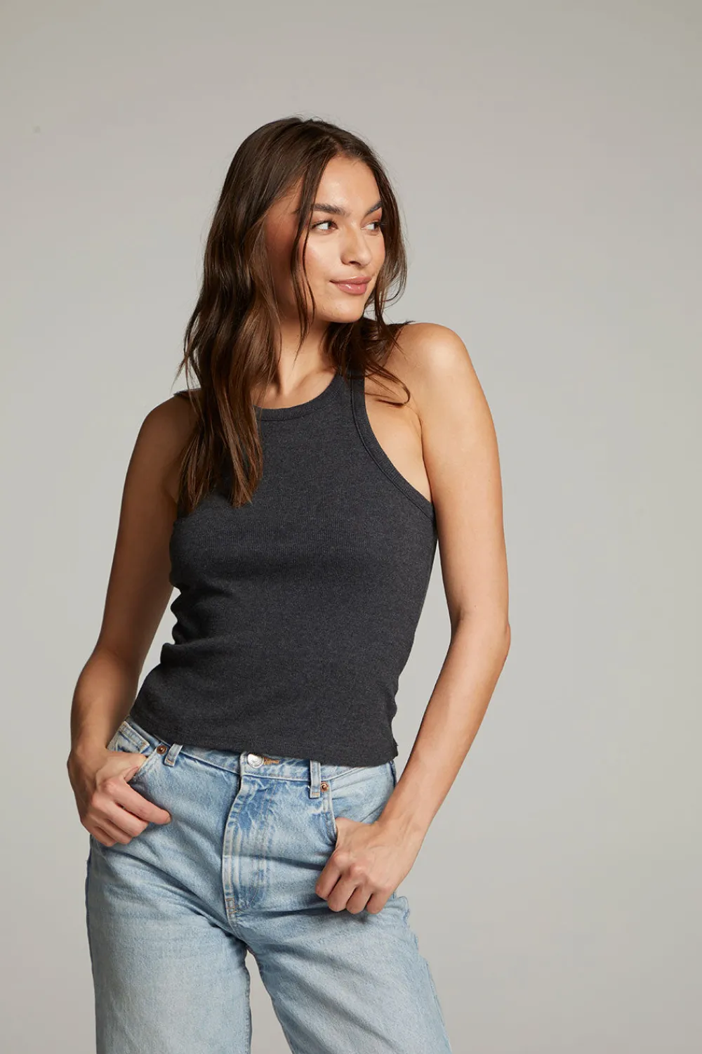Outlet August Black Tank Top Women Loungewear|Tops