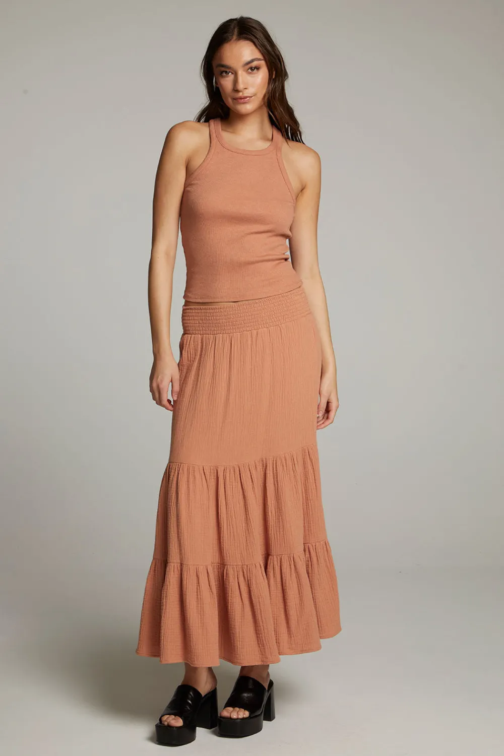 Discount August Bronze Tank Top Women Loungewear|Tops