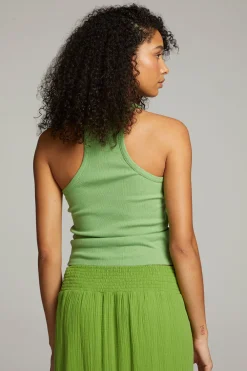 Cheap August Piquant Green Tank Top Women Loungewear|Tops