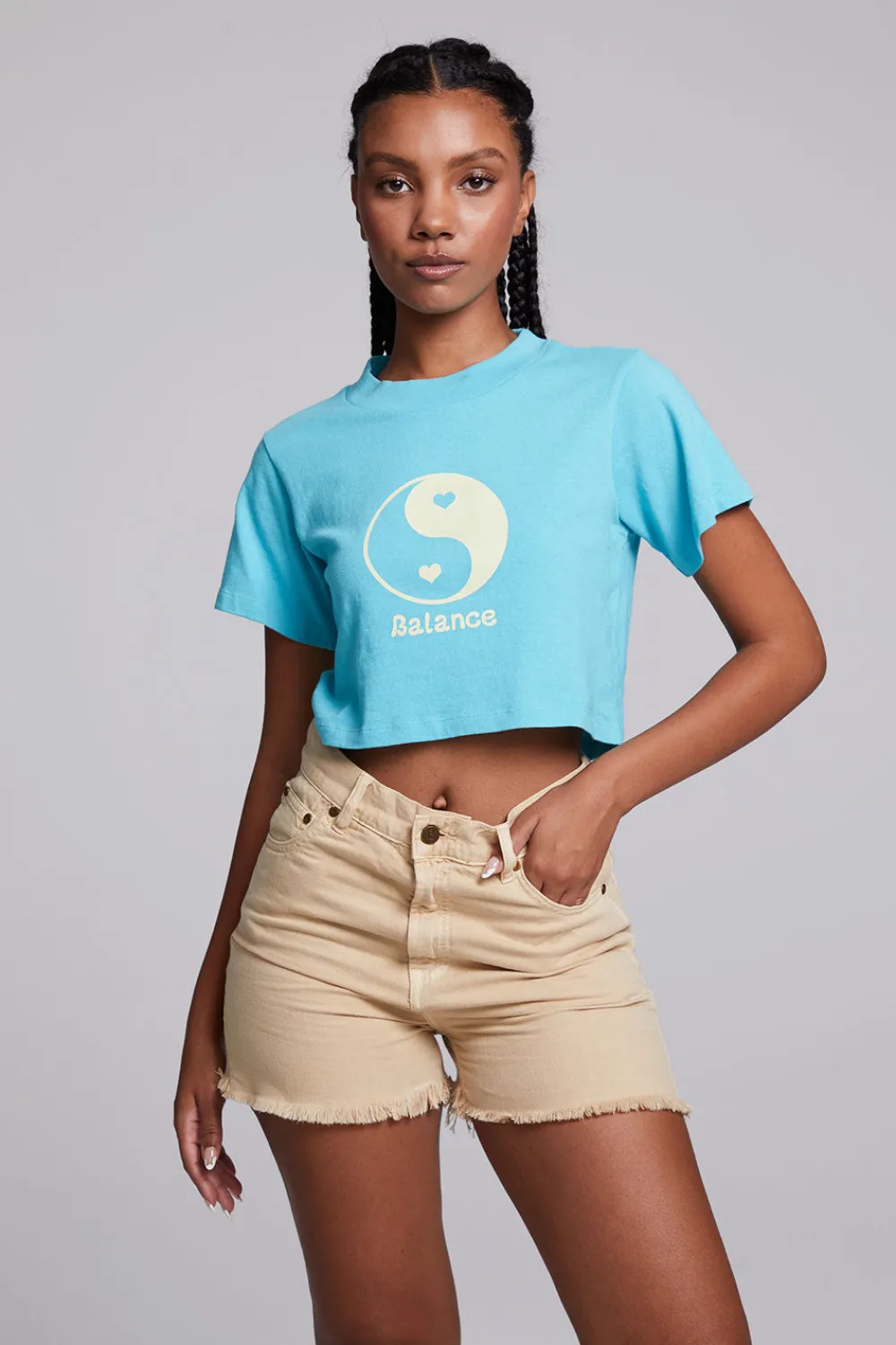 Outlet Balance Crop Tee Women Loungewear|Graphics