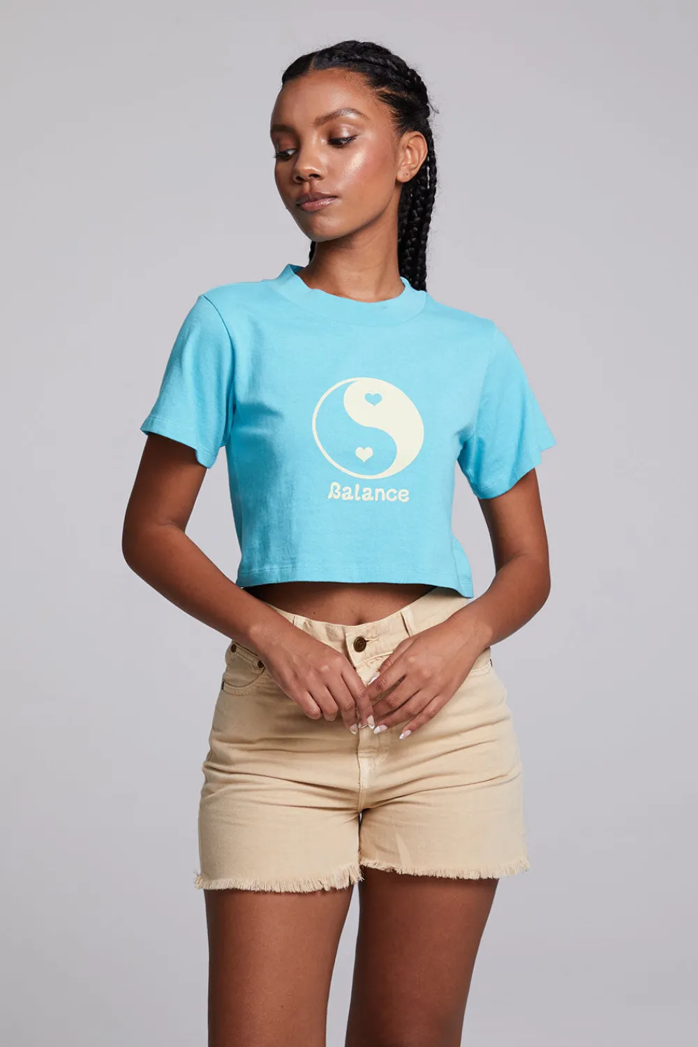 Outlet Balance Crop Tee Women Loungewear|Graphics