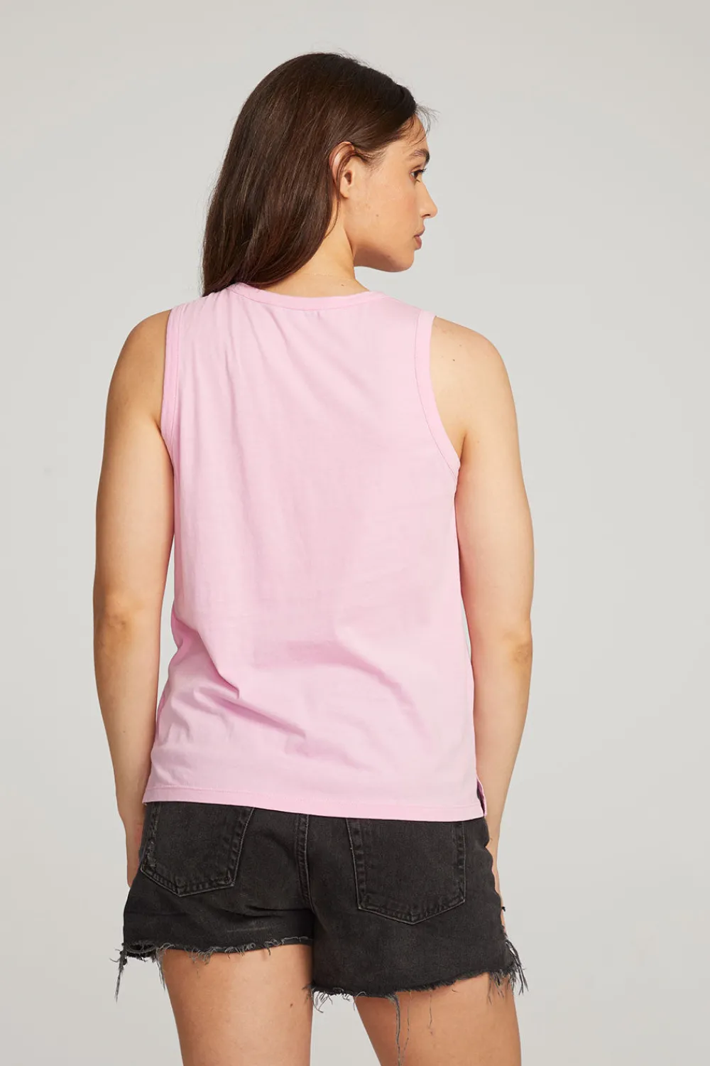 Clearance Basic Pastel Lavender Slit Tank Women Loungewear|Essentials