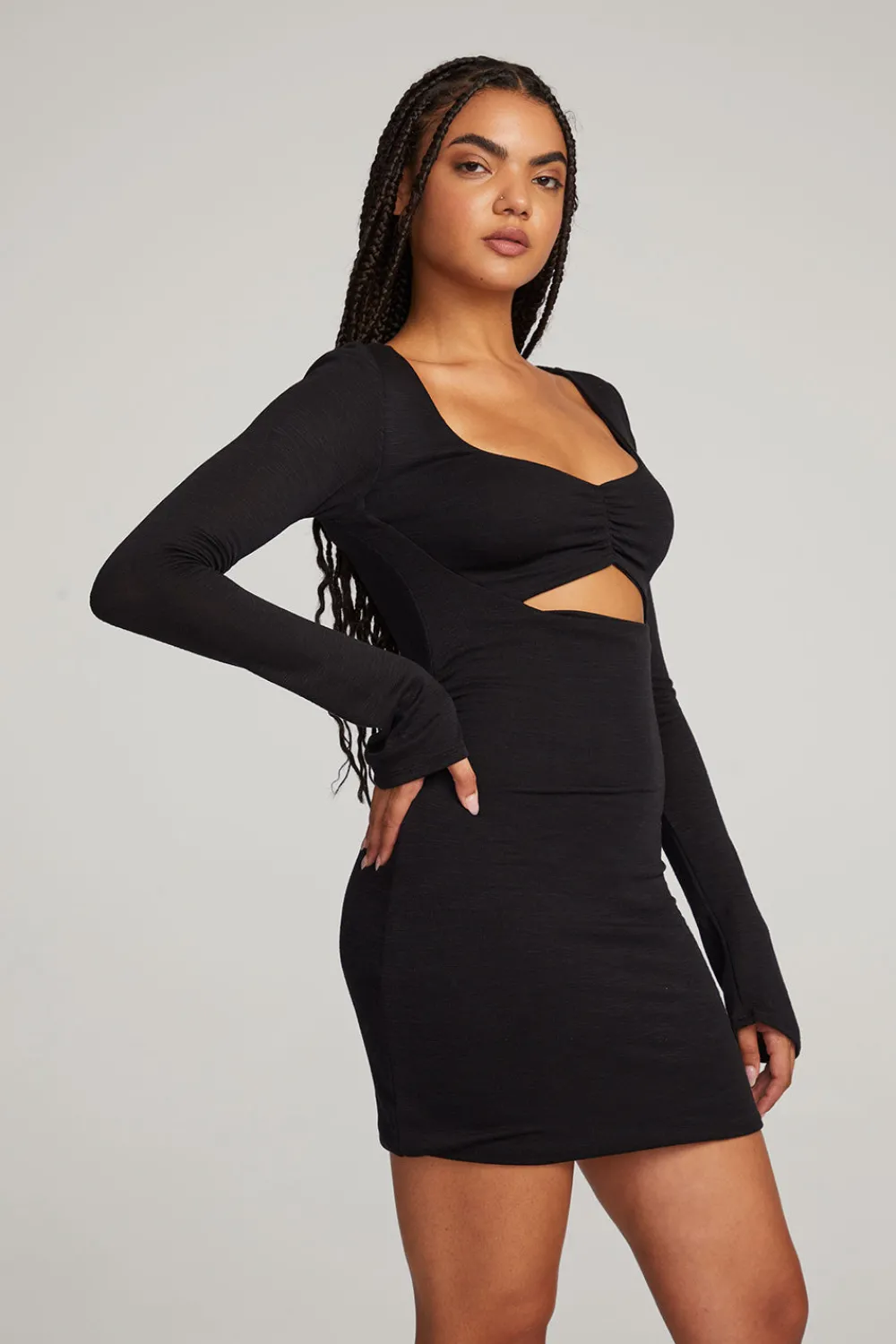 Flash Sale Bay Licorice Mini Dress Women Loungewear|Dresses
