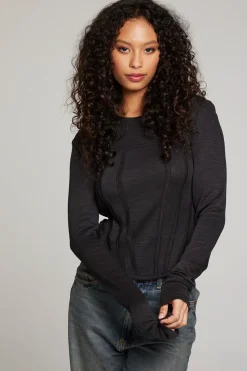 Discount Baysidee Licorice Long Sleeve Women Loungewear|Tops