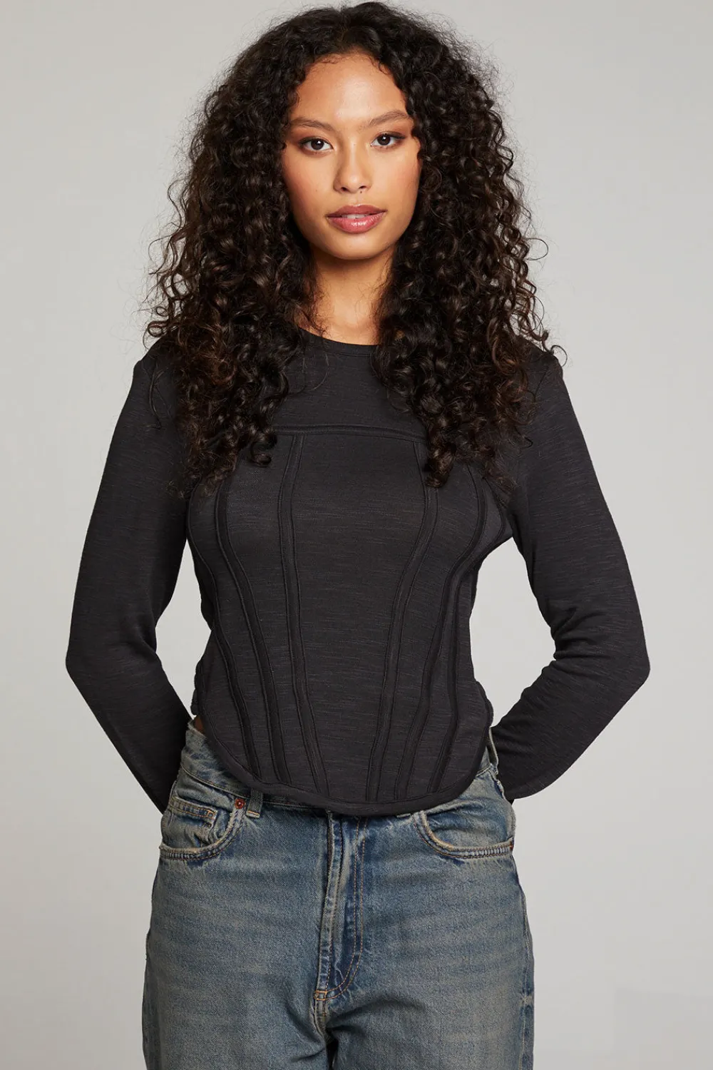 Discount Baysidee Licorice Long Sleeve Women Loungewear|Tops