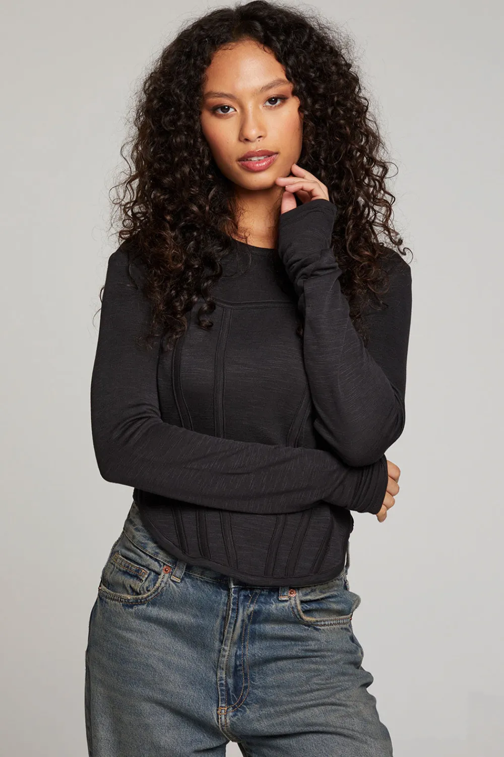 Discount Baysidee Licorice Long Sleeve Women Loungewear|Tops