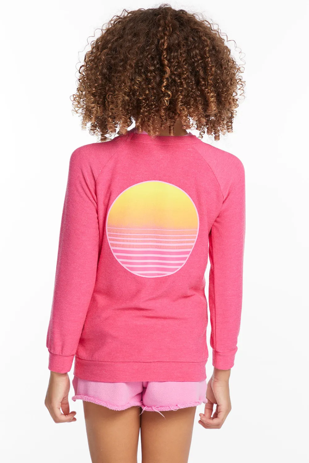 Clearance Beach Club Girls Cozy Knit Raglan Pullover Kids Girls