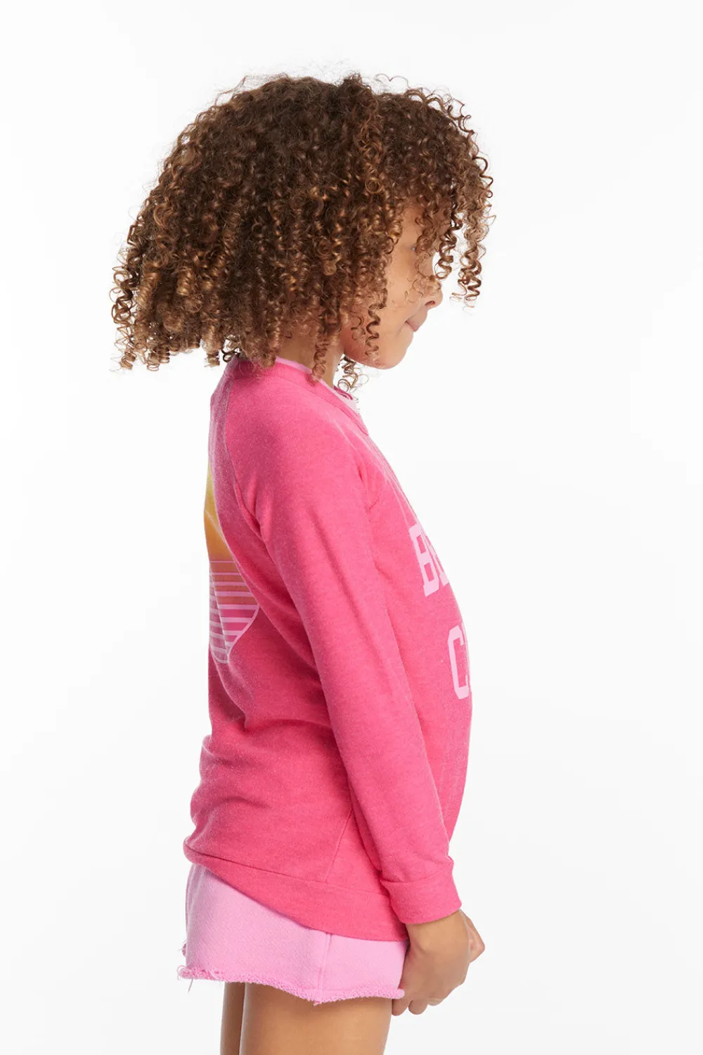 Clearance Beach Club Girls Cozy Knit Raglan Pullover Kids Girls