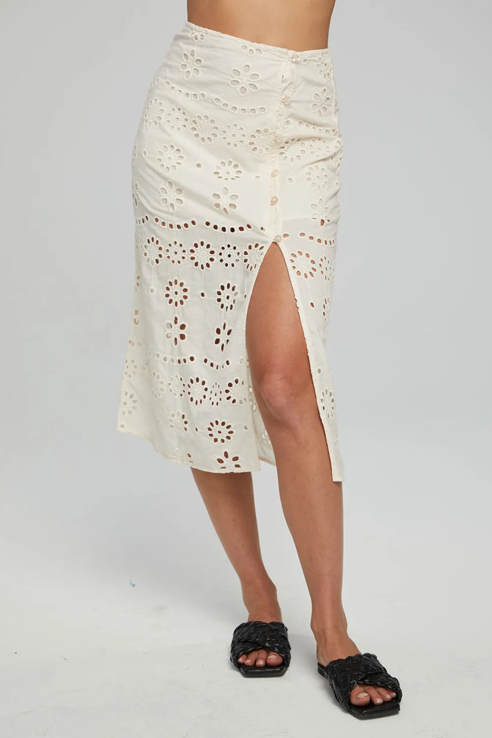New Belle Midi Skirt - Gardenia Women Loungewear|Bottoms