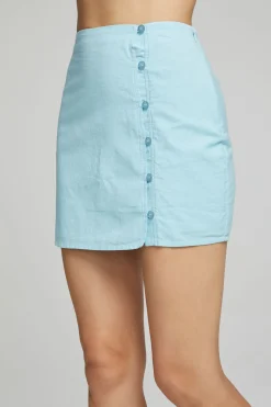 Online Belle Mini Skirt - Clear Sky Women Loungewear|Bottoms