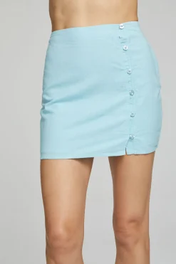 Online Belle Mini Skirt - Clear Sky Women Loungewear|Bottoms