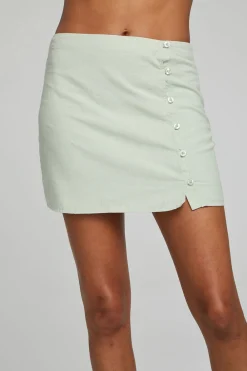 New Belle Mini Skirt - Sage Women Loungewear|Bottoms