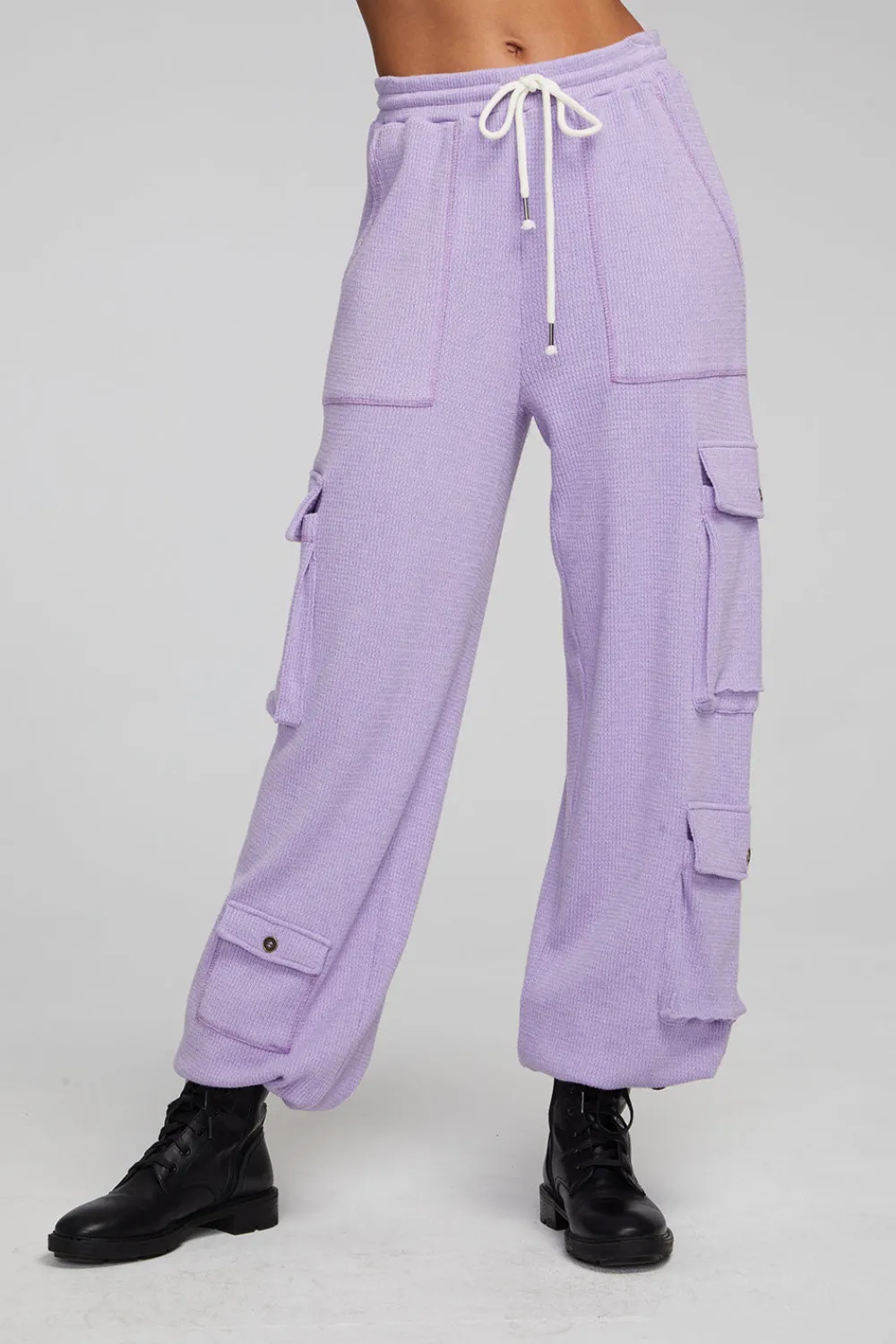 Shop Bily Digital Lavender Jogger Women Loungewear|Bottoms