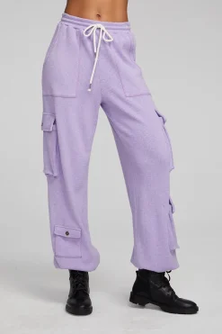 Shop Bily Digital Lavender Jogger Women Loungewear|Bottoms