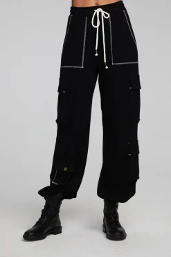 Store Bily Shadow Black Jogger Women Loungewear|Bottoms