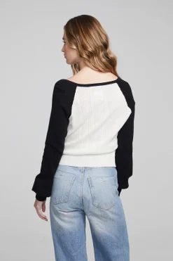 Sale Blackheart Shadow & White Star Long Sleeve Women Loungewear|Tops