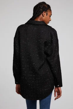 Online Blake Licorice Button Down Women Loungewear|Tops