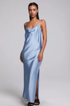 Fashion Bleeker Blue Grotto Midi Dress Women Loungewear|Dresses