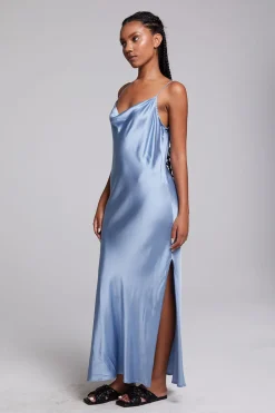 Fashion Bleeker Blue Grotto Midi Dress Women Loungewear|Dresses