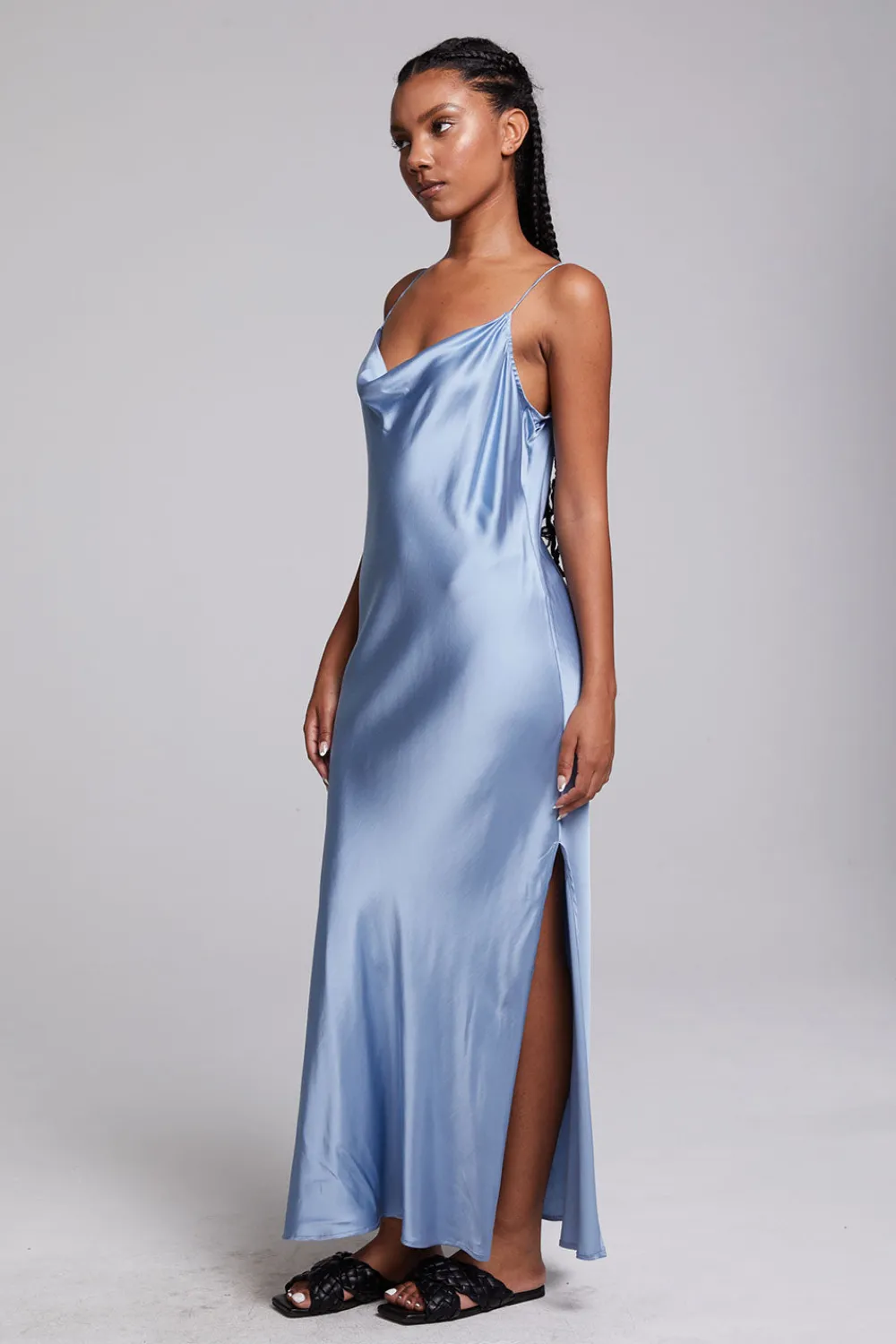 Fashion Bleeker Blue Grotto Midi Dress Women Loungewear|Dresses